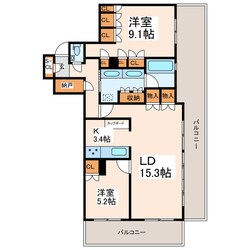 MJR熊本ザ・タワーの物件間取画像